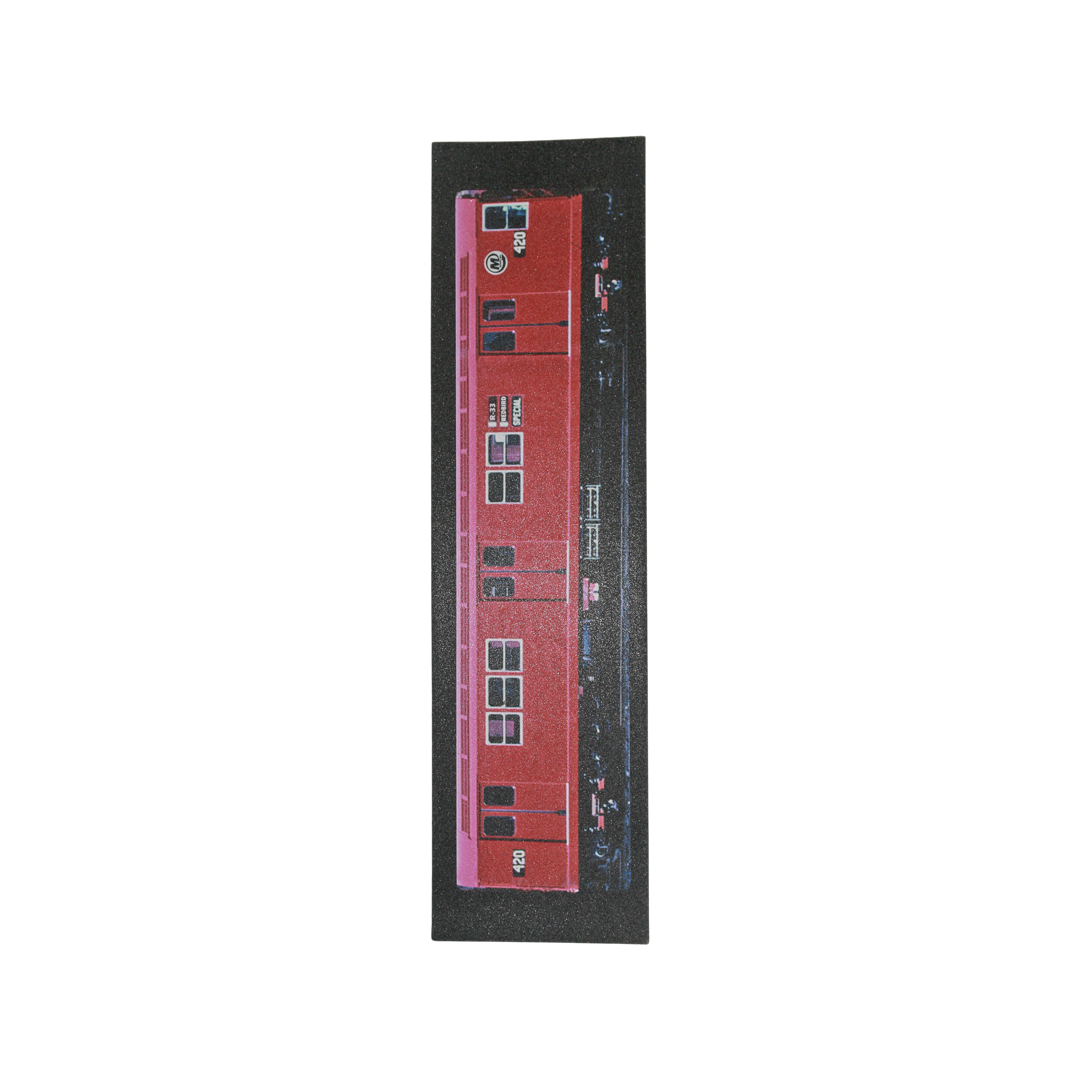 Meericle MFG Grip Tape Sheet 9in x 33in - 0013 Redbird NYC Subway Car