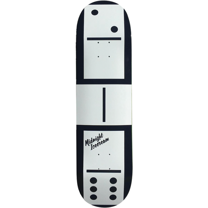 Midnight Ice Cream Domino Deck White